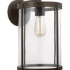 Vincent Clear Glass Outdoor Sconce - Large