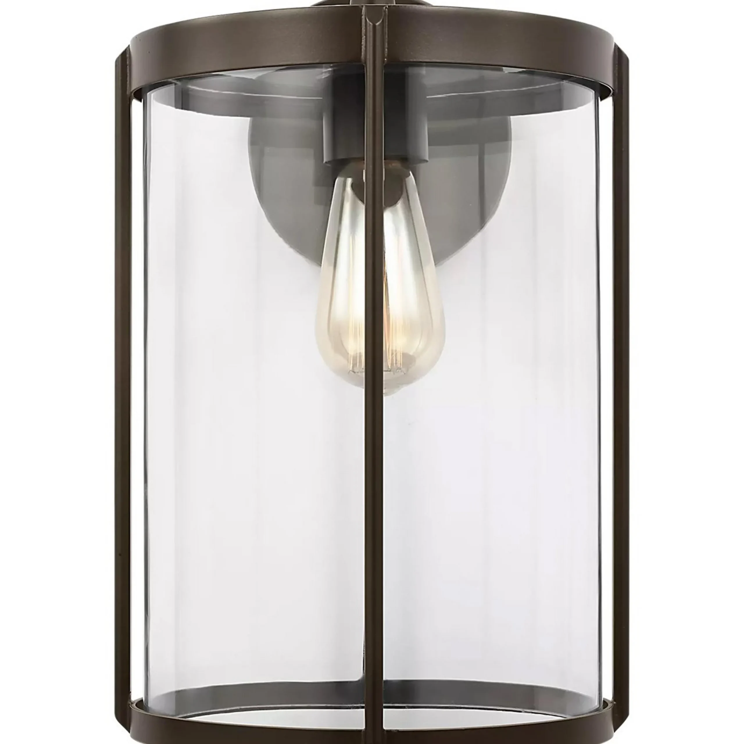 Vincent Clear Glass Outdoor Sconce - Large