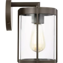 Vincent Clear Glass Outdoor Sconce - Small