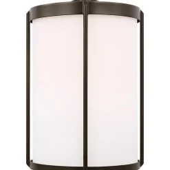 Vincent Opal Glass Outdoor Sconce - Large
