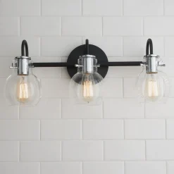 Vintage Arc Shade Vanity Light - 3 Light