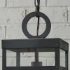 Vintage Suspended Pane Outdoor Pendant