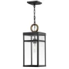 Vintage Suspended Pane Outdoor Pendant