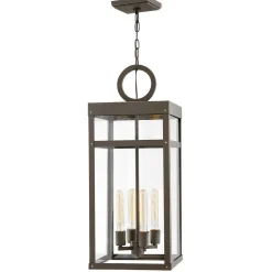 Vintage Suspended Pane Outdoor Lantern