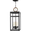 Vintage Suspended Pane Outdoor Lantern