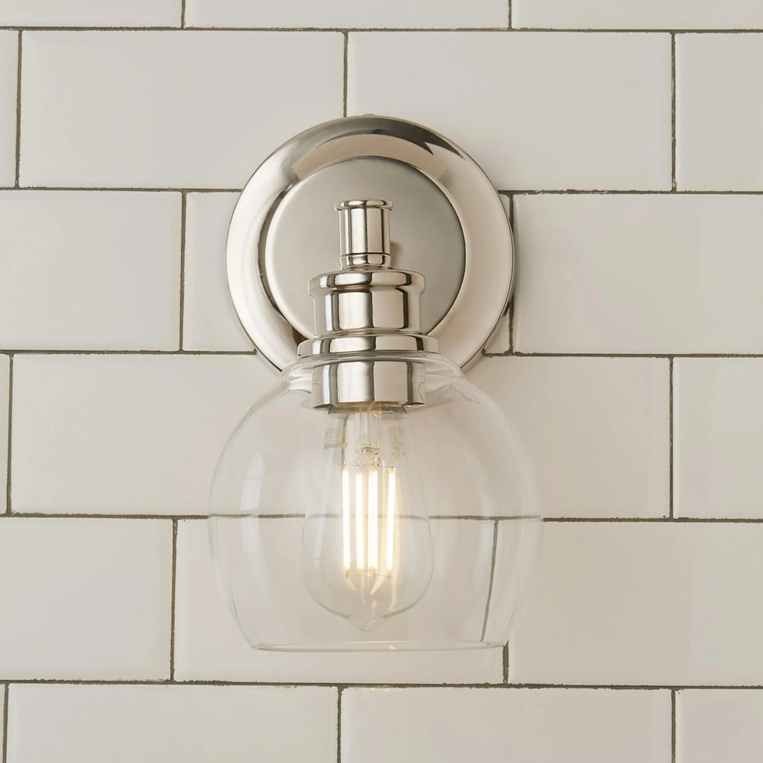 Volta Glass Bath Sconce