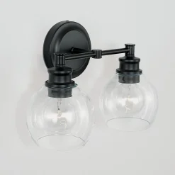 Volta Glass Vanity Light - 2 Light
