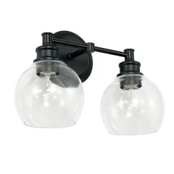 Volta Glass Vanity Light - 2 Light