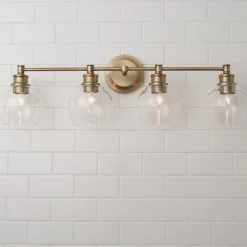 Volta Glass Vanity Light - 4 light