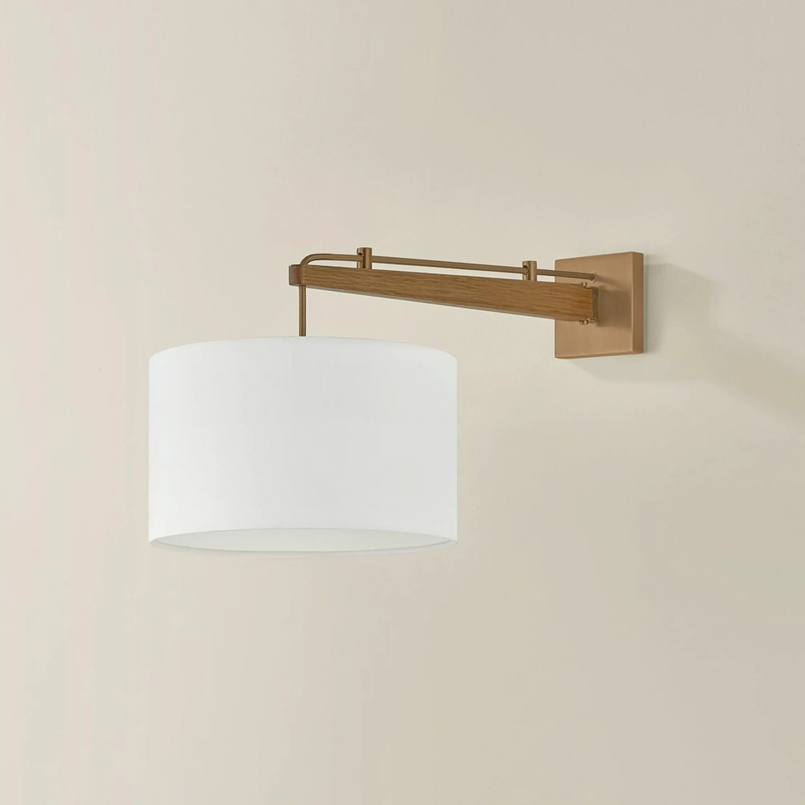 Volumetric Swing Arm Sconce
