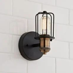 Warehouse Cage Bath Sconce