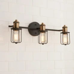 Warehouse Cage Vanity Light - 3 Light