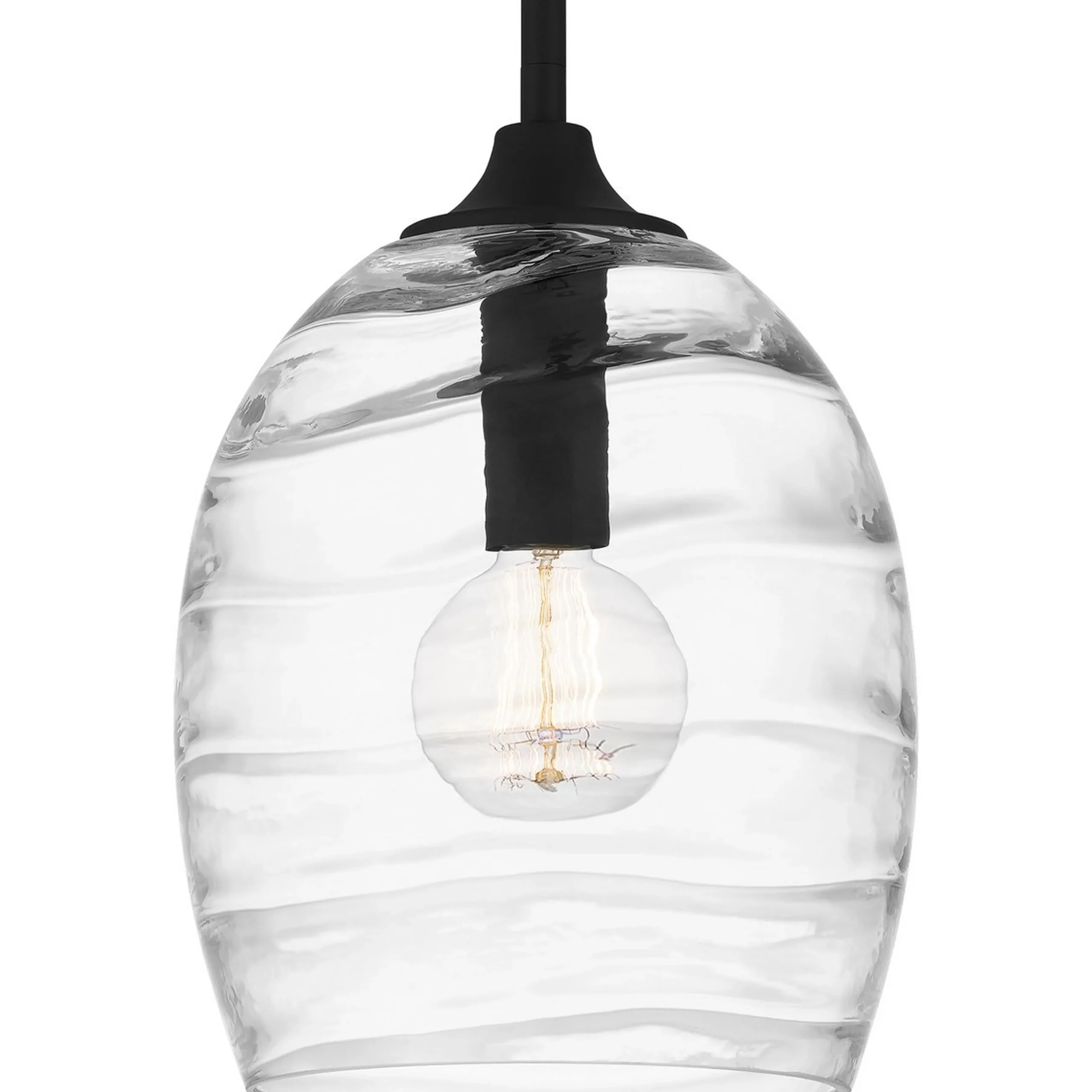 Wavy Glass Pendant