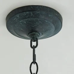 Weathered Industrial Caged Pendant - 2 Light