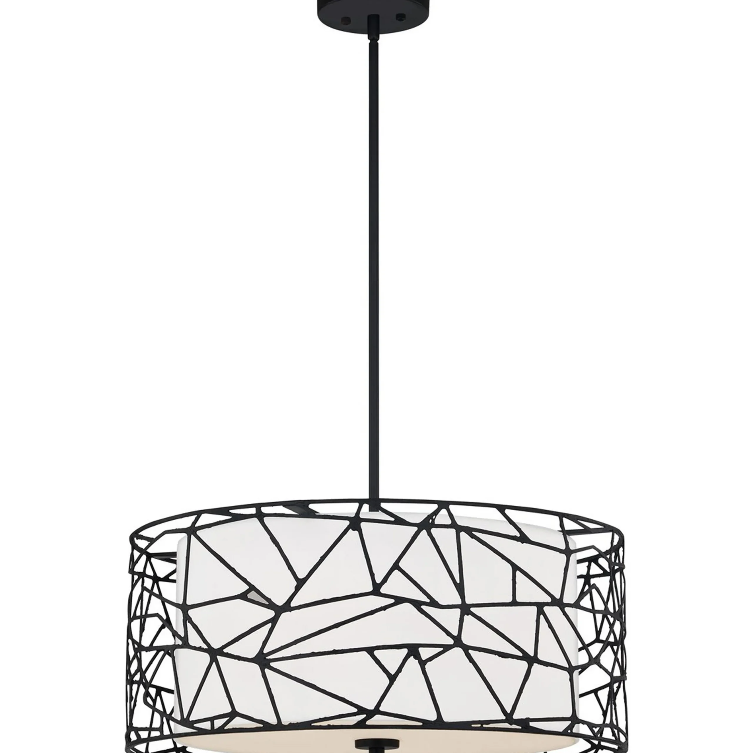Webbed Cage Drum Pendant