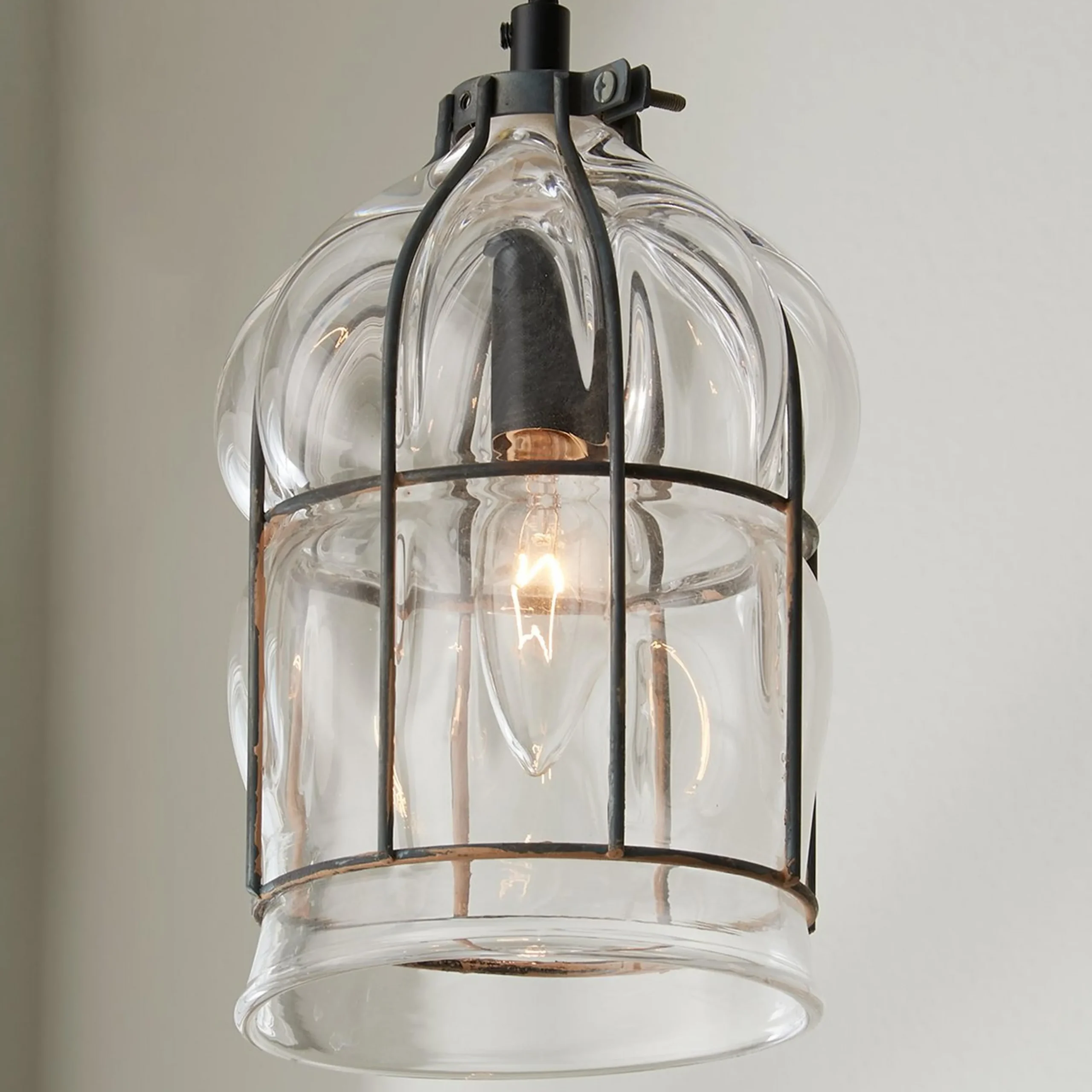 Wendy Umanoff Glass Cage Pendant