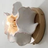 White Ceramic Urchin Sconce