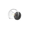 Xaviero Glass Bath Sconce - Clear