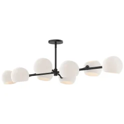 Xaviero Glass Island Chandelier - Opal