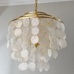Young House Love Cascade Capiz Chandelier