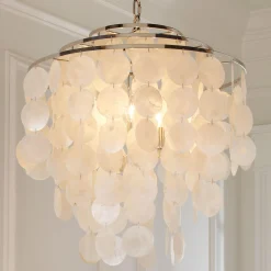 Young House Love Cascade Capiz Chandelier