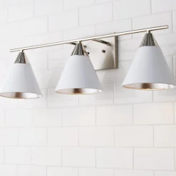 Young House Love Clad Cone Vanity Light - 3 Light