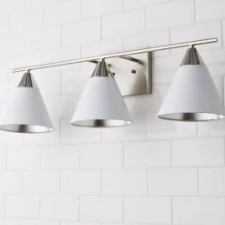 Young House Love Clad Cone Vanity Light - 3 Light