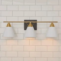 Young House Love Clad Cone Vanity Light - 3 Light