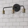 Young House Love Clear Glass Bubble Vanity Light - 3 Light