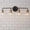Young House Love Clear Glass Bubble Vanity Light - 4 Light