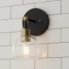 Young House Love Clear Glass Bubble Sconce