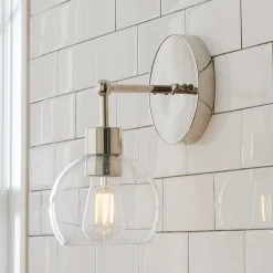 Young House Love Clear Glass Bubble Sconce