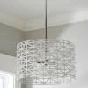 Young House Love Metal Strap Convertible Chandelier