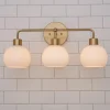 Young House Love Opal Glass Bubble Vanity Light - 3 Light