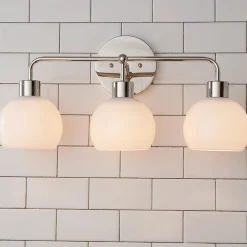Young House Love Opal Glass Bubble Vanity Light - 3 Light
