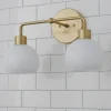 Young House Love Opal Glass Bubble Vanity Light - 2 Light