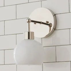 Young House Love Opal Glass Bubble Sconce