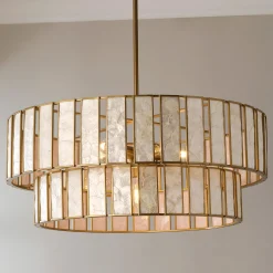 Zoetrope Tiered Chandelier - 6 Light